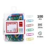 Deli Color Paper Clip (Any Colour) - 100 pcs - E0024