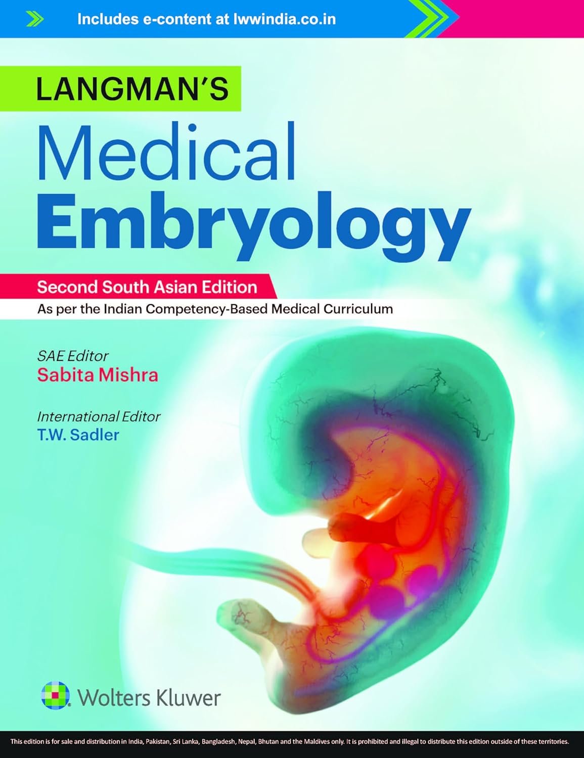 GRItlj81Quundgdhwcz5_71d999oD-IL._SL1500_ Langman's Medical Embryology (Color) - Image 1