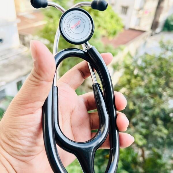 WISTER™ Classic Pediatric Black Standard Stethoscope