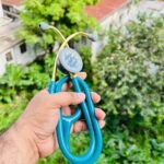Spirit Deluxe Series III Caribbean Blue Rainbow Stethoscope