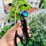 Spirit Deluxe Series II Black Rainbow Stethoscope (Adult)