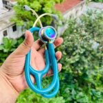 Spirit Deluxe Series II Caribbean Blue Rainbow Stethoscope (Adult)
