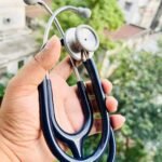Spirit Deluxe Series II Navy Blue Rainbow Stethoscope (Adult)