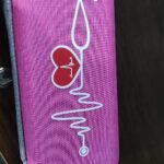 Stethoscope Case with Heart Beating Sign (Pink)