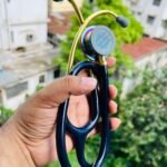 Spirit Deluxe Series III Navy Blue Rainbow Stethoscope