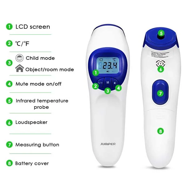 Jumper JPD – FR202 Forehead Thermometer Infrared