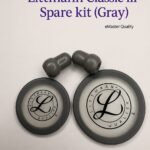 Littmann Stethoscope Classic III Cardiology IV Spare kit (Master Quality Ash)