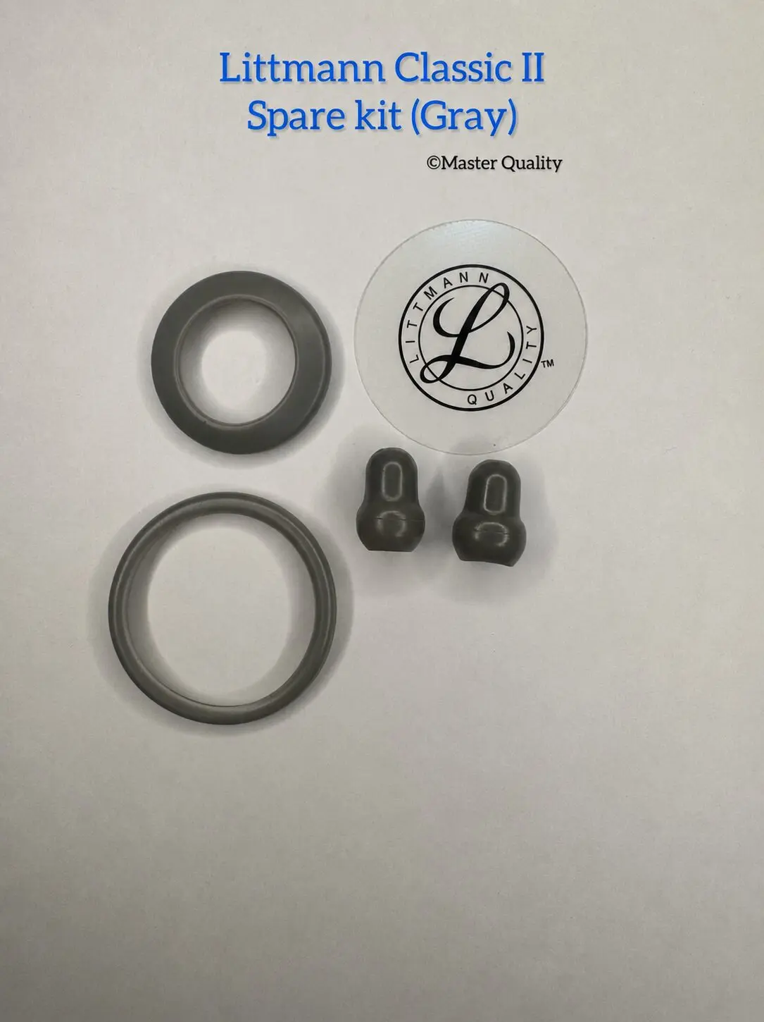ChatGPT Image Jun 19, 2026, 07_22_53 PM Littmann Stethoscope Classic II Spare kit (Master Quality Ash) - Image 1