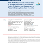 2026 AHA Guideline for the Evaluationand Management of Acute Pulmonary Embolismin Adults (Color)